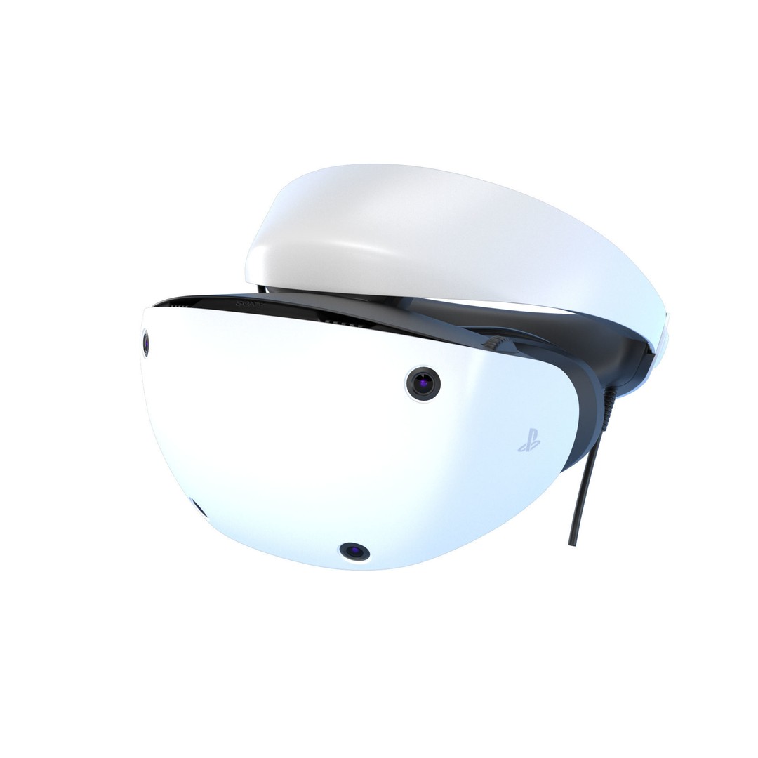 Sony Playstation VR 2 Headset 3D Model – High Poly Game Asset, FBX, OBJ - View 3