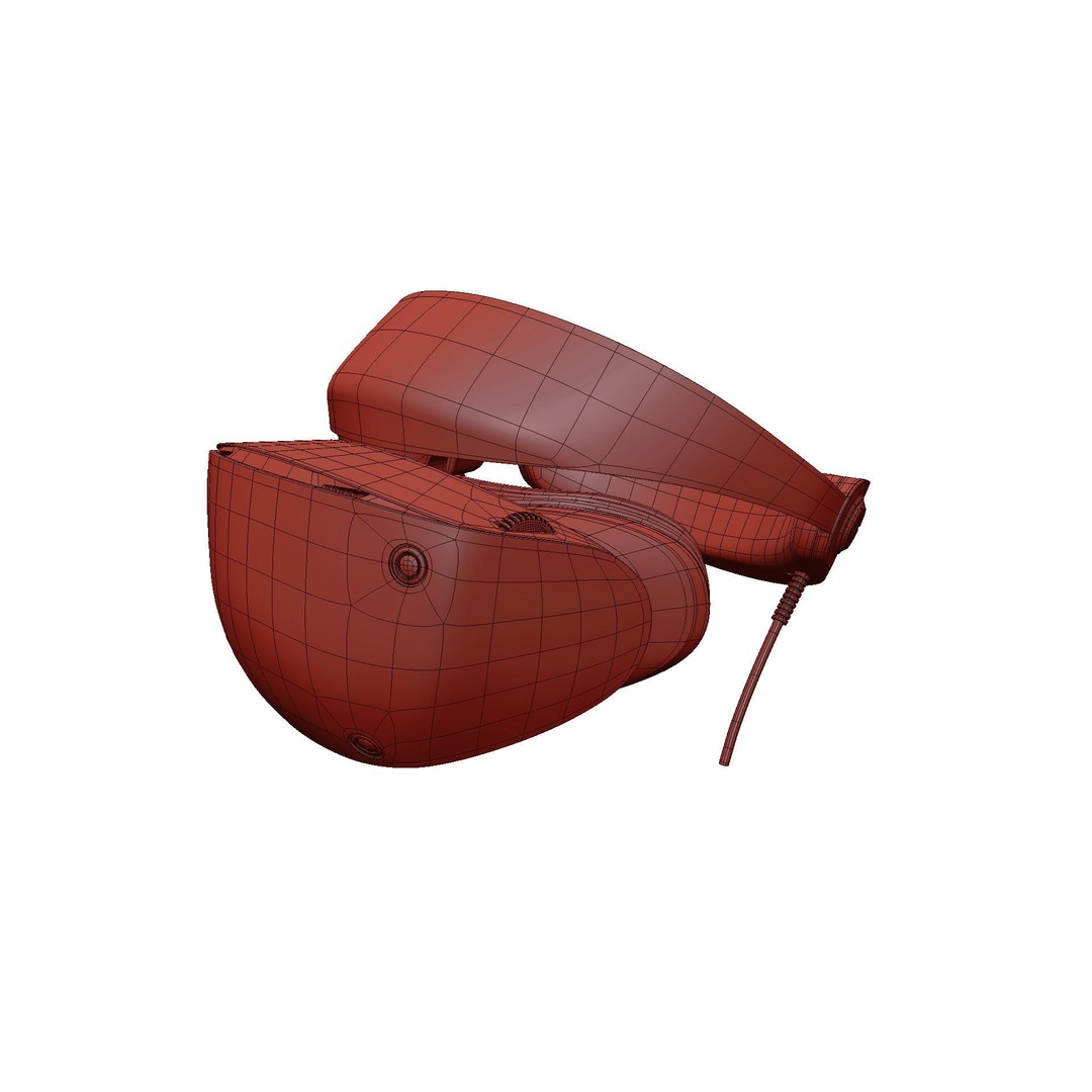 Sony Playstation VR 2 Headset 3D Model – High Poly Game Asset, FBX, OBJ - View 30