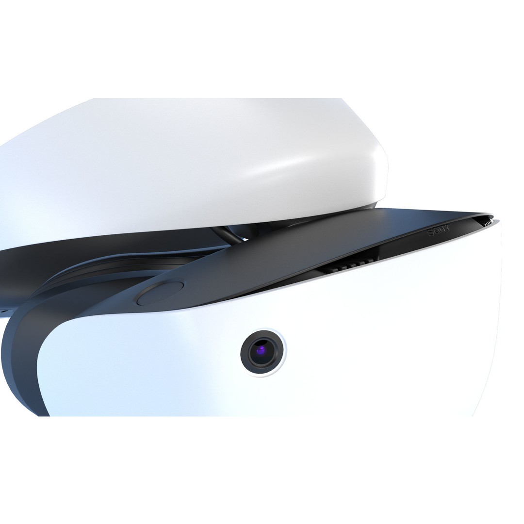 Sony Playstation VR 2 Headset 3D Model – High Poly Game Asset, FBX, OBJ - View 5
