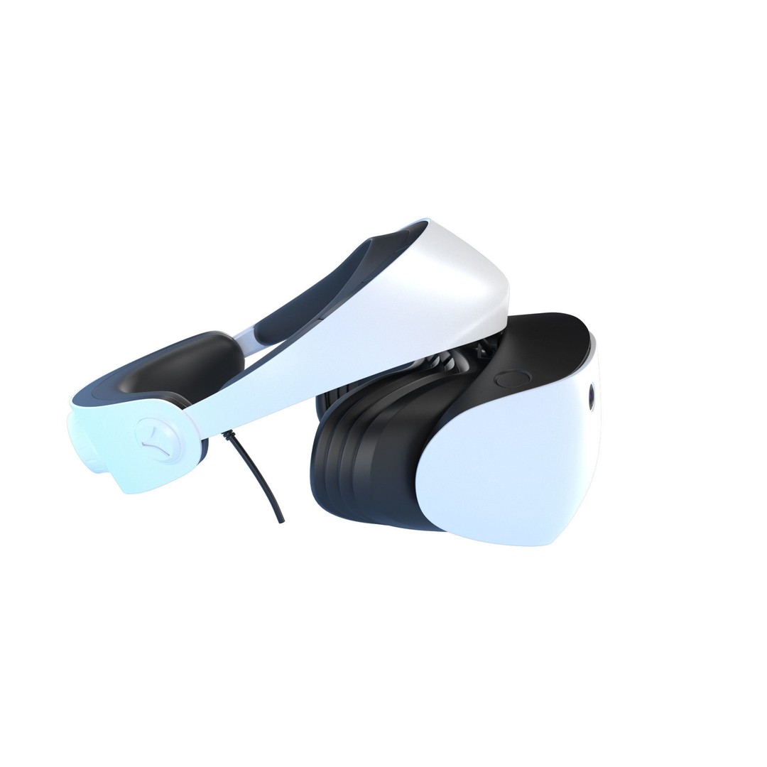 Sony Playstation VR 2 Headset 3D Model – High Poly Game Asset, FBX, OBJ - View 8