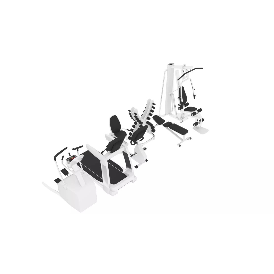 Training Equipment 3D Model – Realistic PBR Asset, FBX - View 2