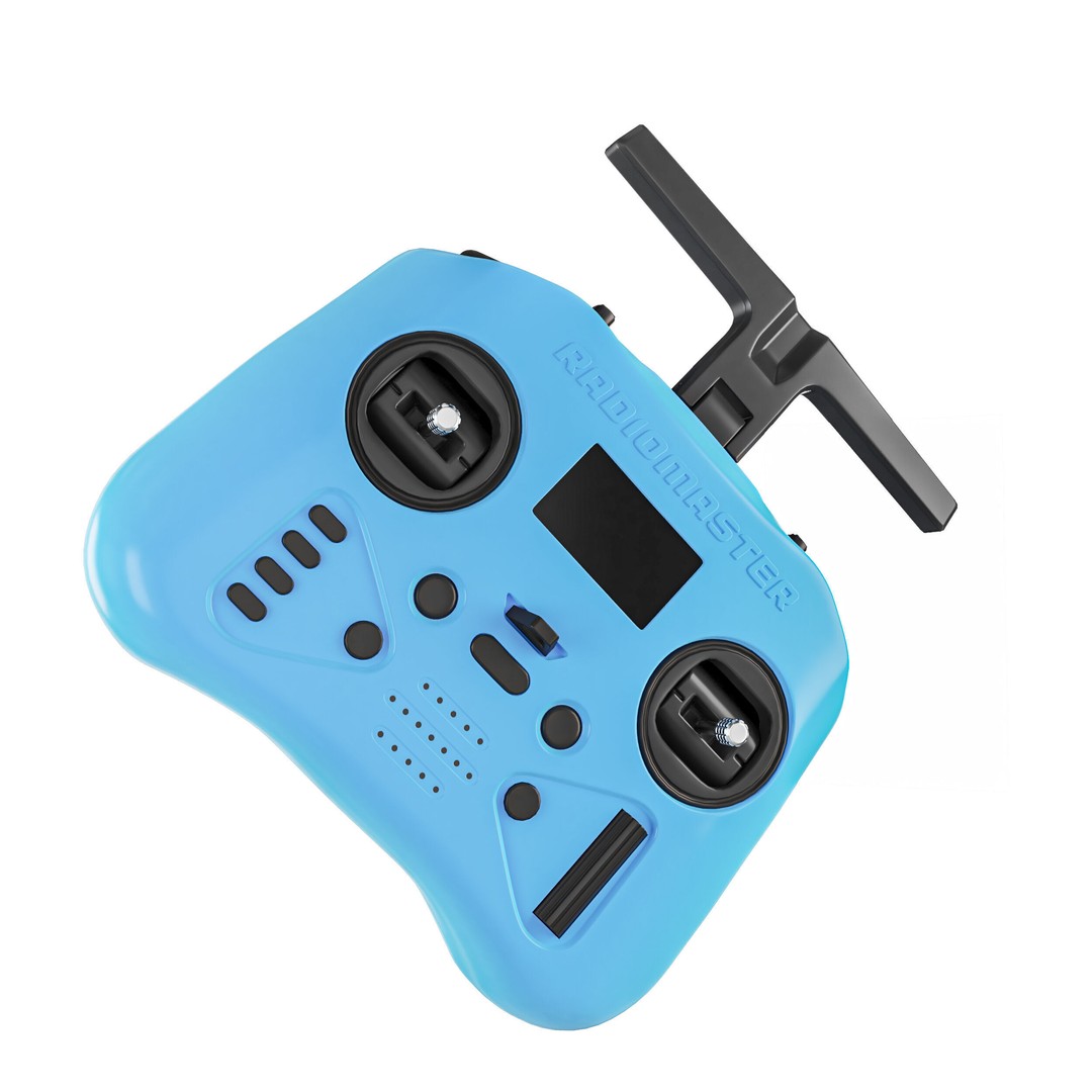 Radio Controller 3D Model – Retro Electronics Asset, FBX & Blender - View 4