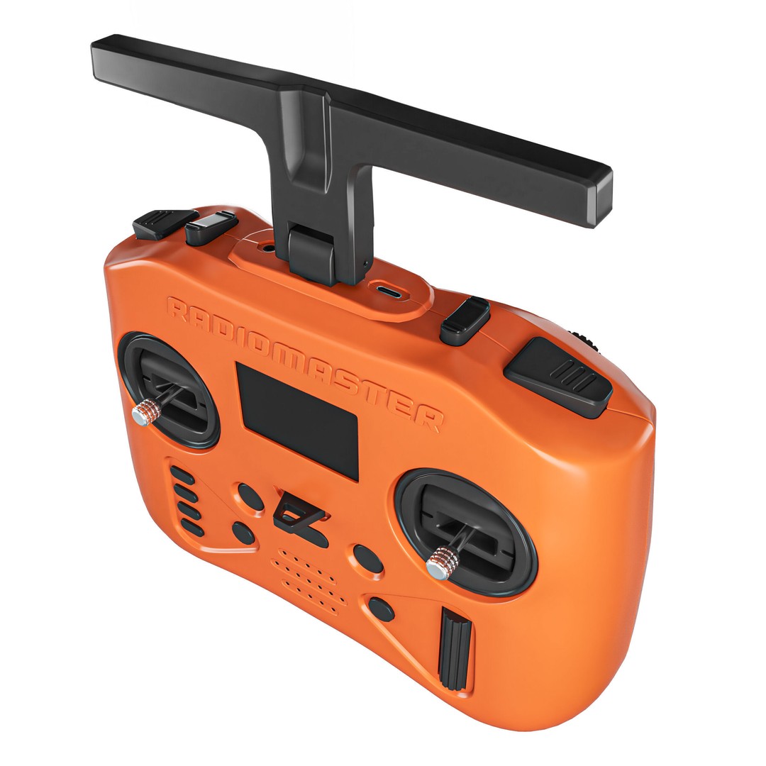 Radio Controller 3D Model – Retro Electronics Asset, FBX & Blender - View 5