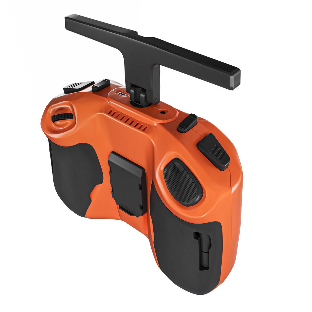 Radio Controller 3D Model – Retro Electronics Asset, FBX & Blender - View 8