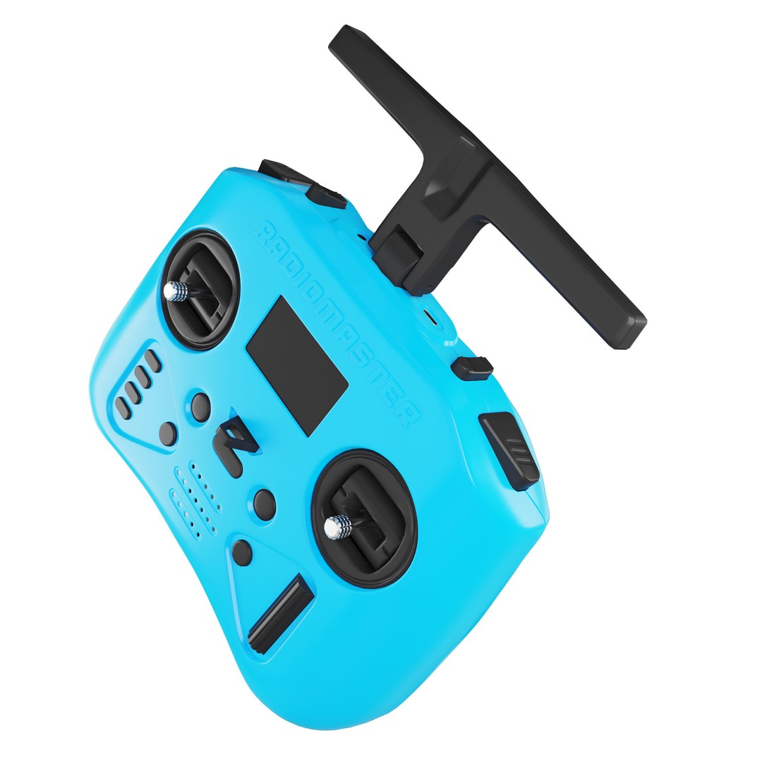 Radio Controller 3D Model – Retro Electronics Asset, FBX & Blender - View 9