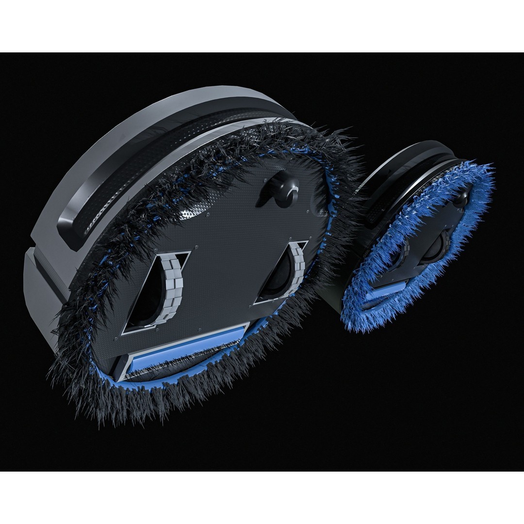 Floor Cleaning Robot 3D Model – Low Poly PBR Game Asset, FBX - View 13