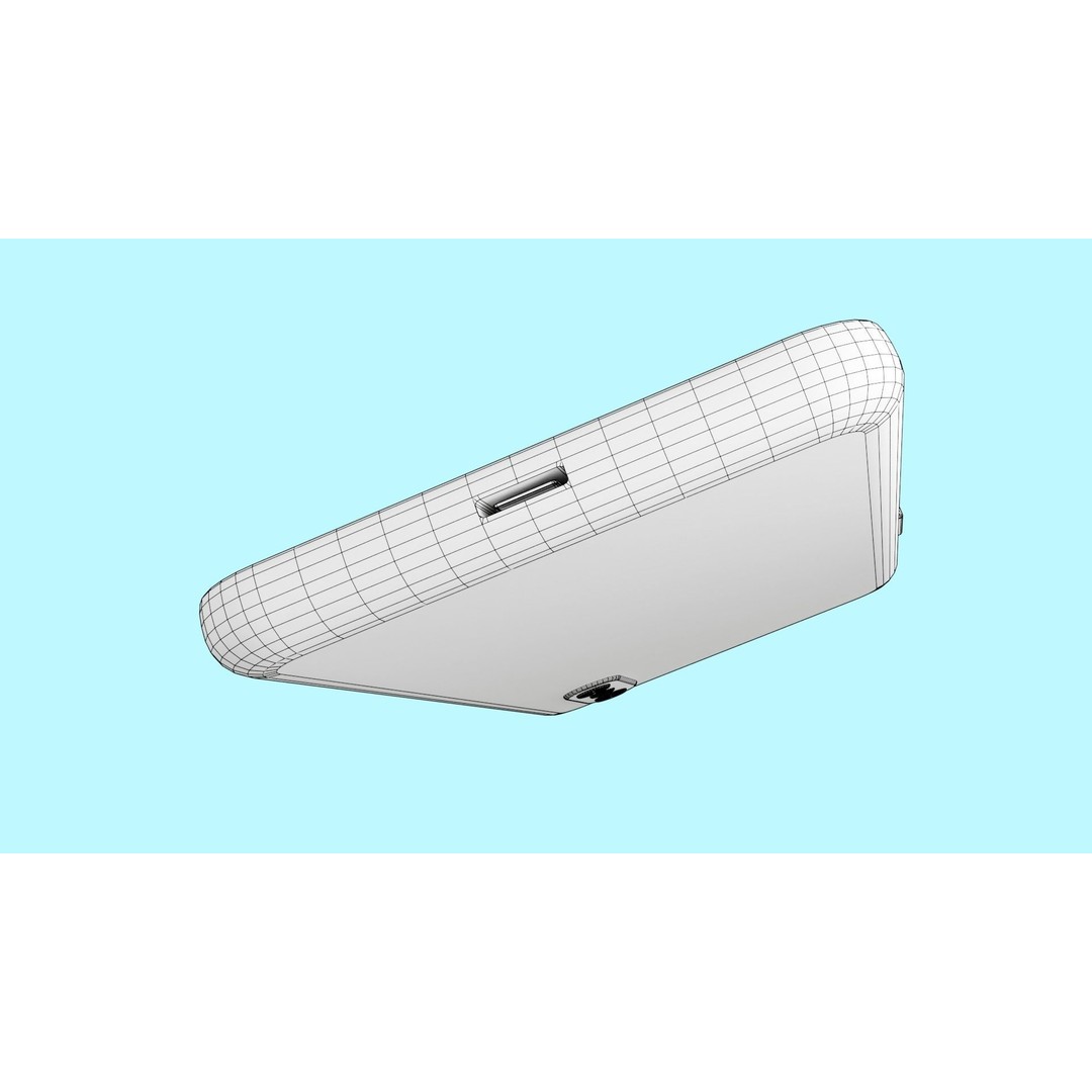 Generic Smartphone 3D Model – Low Poly Game Asset, FBX, OBJ, STL