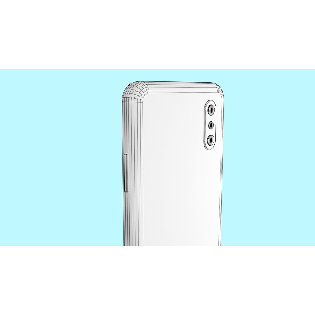 Generic Smartphone 3D Model – Low Poly Game Asset, FBX, OBJ, STL - View 12