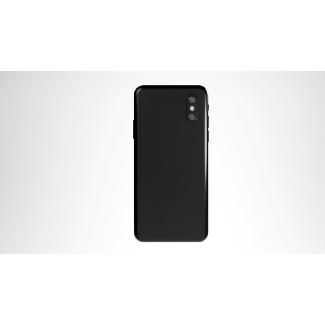 Generic Smartphone 3D Model – Low Poly Game Asset, FBX, OBJ, STL - View 8