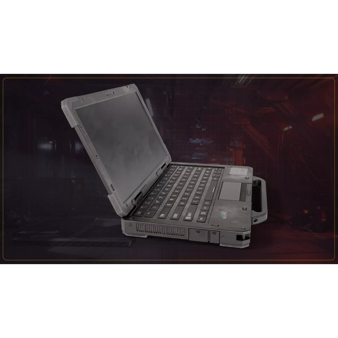 Tactical Laptop 3D Model – Low Poly Game Asset, FBX & OBJ Formats - View 11