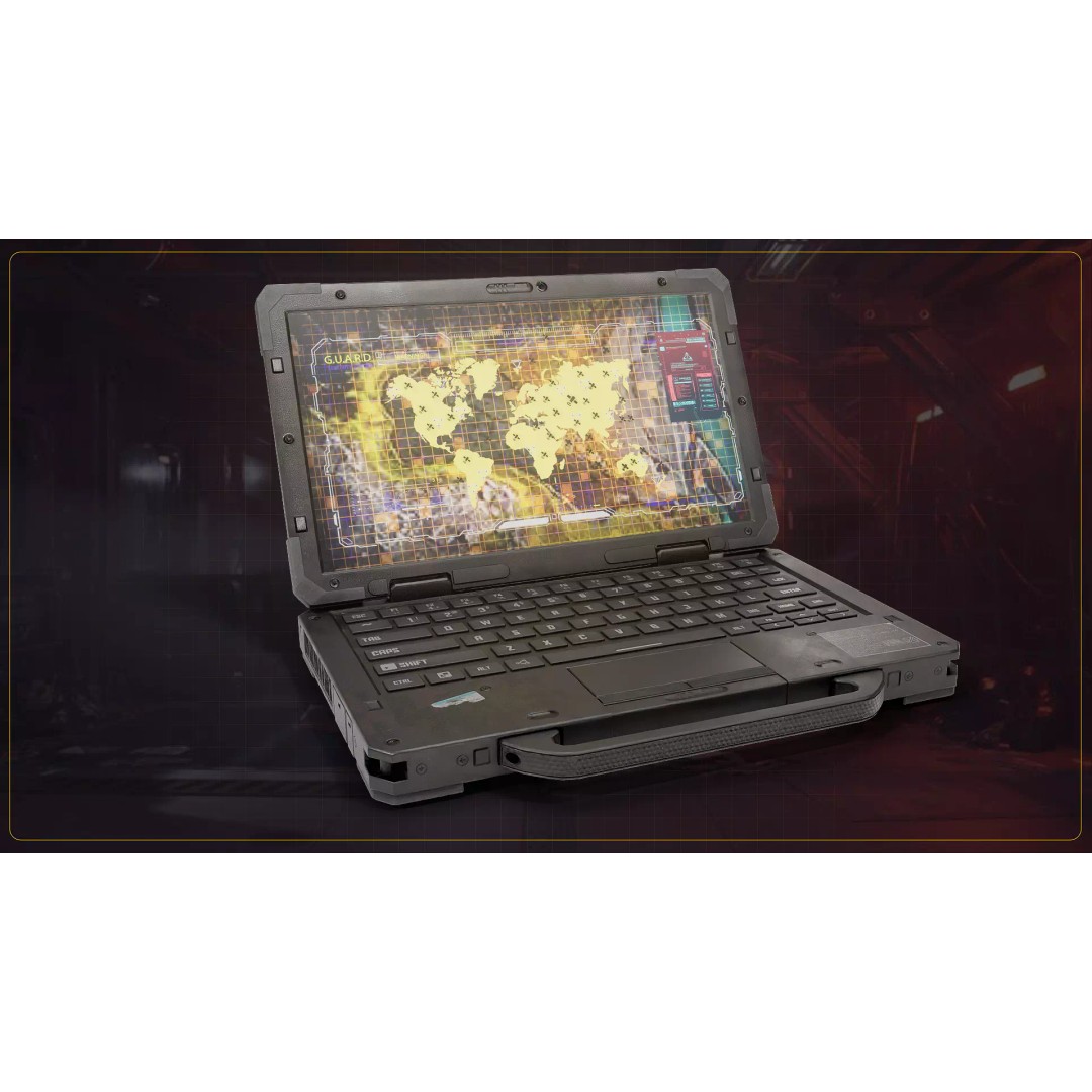 Tactical Laptop 3D Model – Low Poly Game Asset, FBX & OBJ Formats - View 12