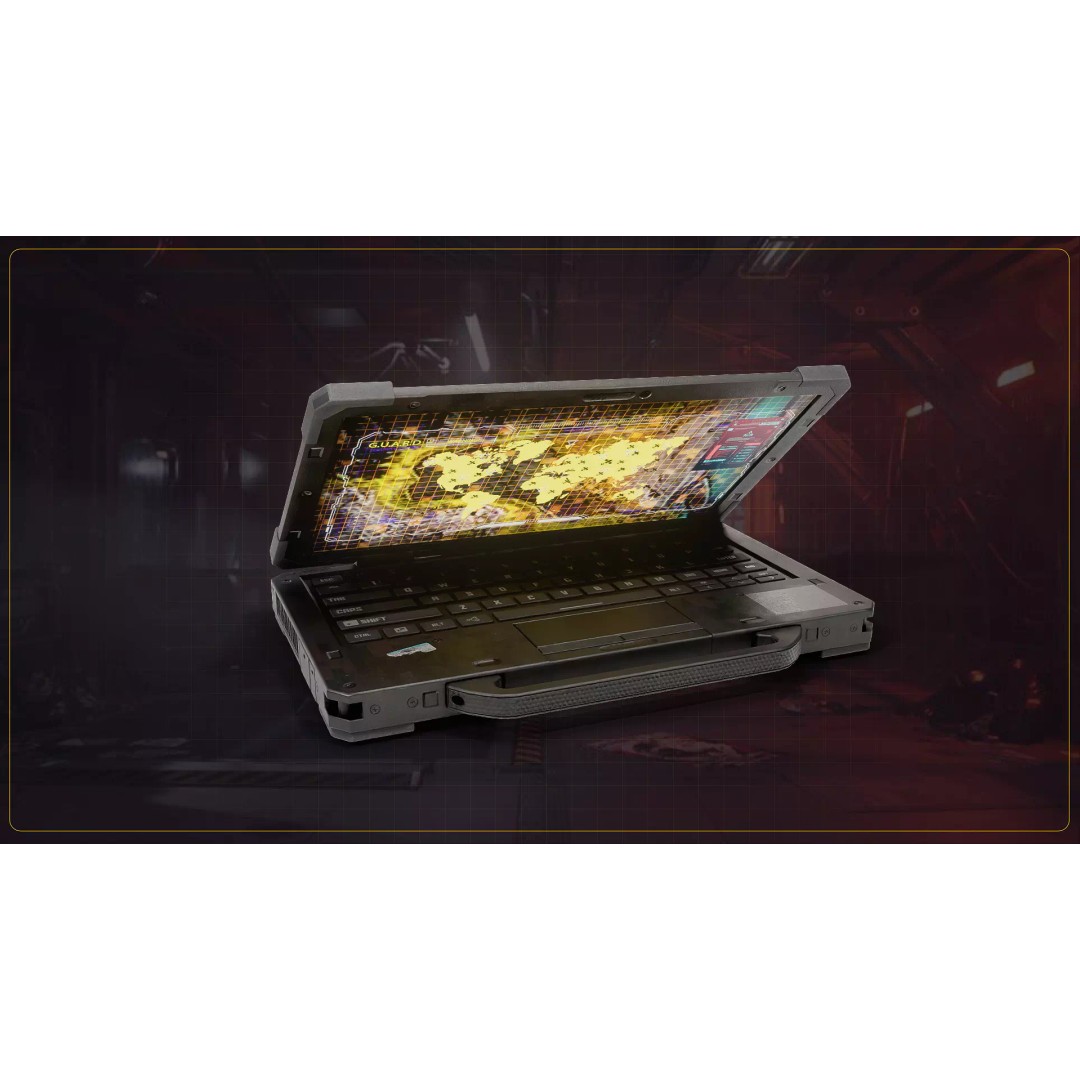 Tactical Laptop 3D Model – Low Poly Game Asset, FBX & OBJ Formats - View 13