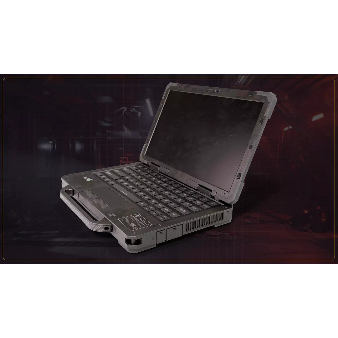 Tactical Laptop 3D Model – Low Poly Game Asset, FBX & OBJ Formats - View 6