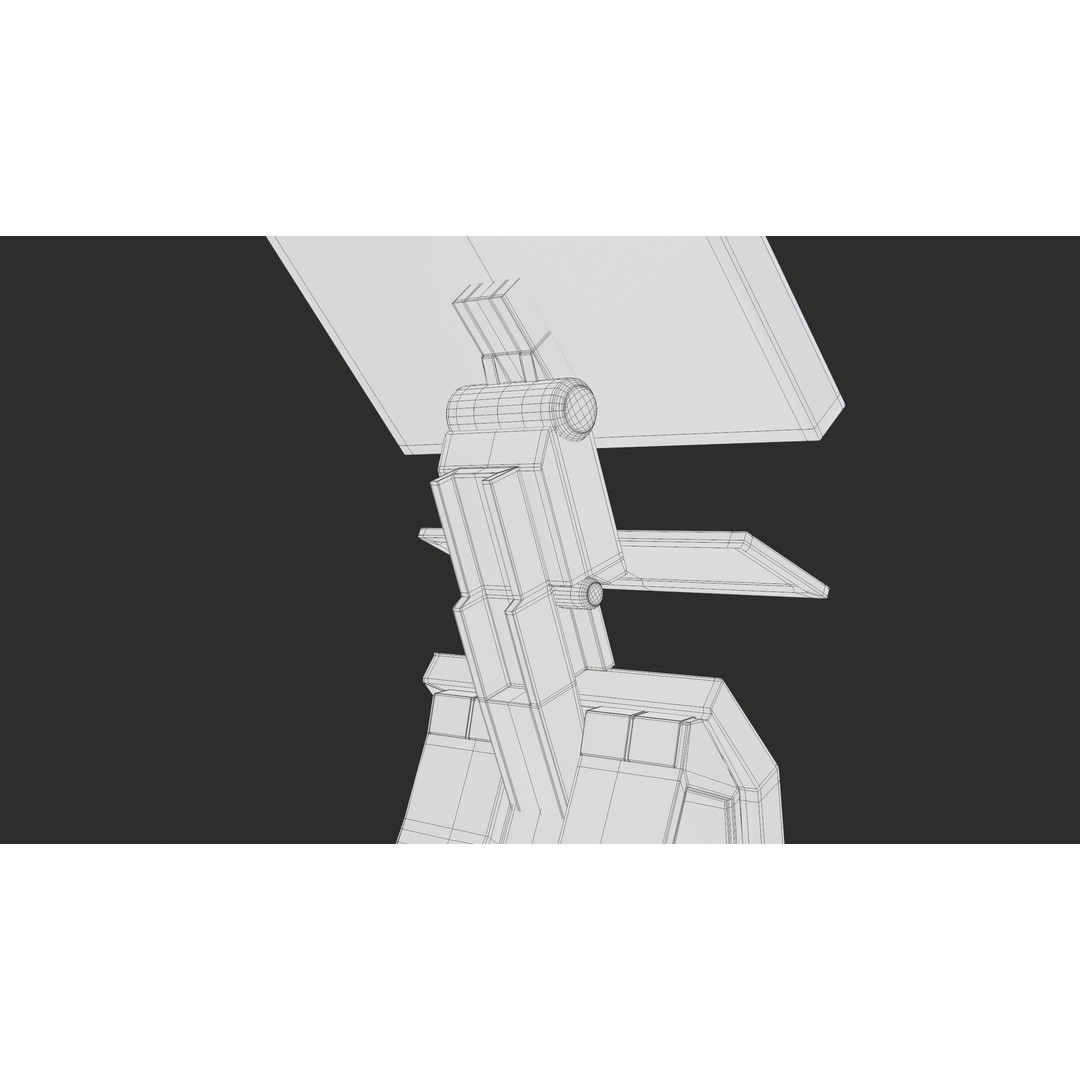 Sci-Fi Terminal 3D Model – Low Poly PBR Game Asset, FBX, Blender - View 52