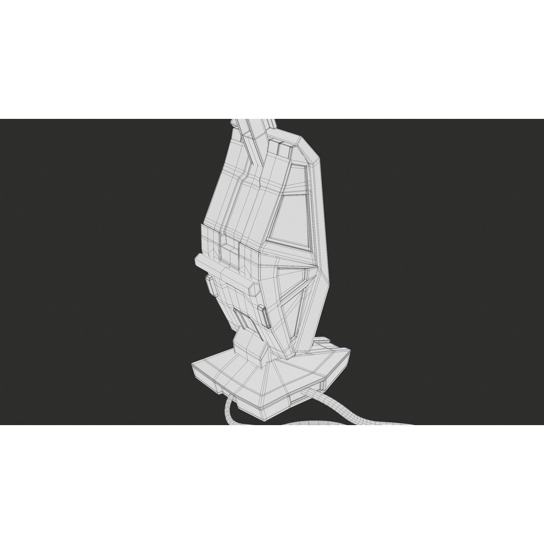 Sci-Fi Terminal 3D Model – Low Poly PBR Game Asset, FBX, Blender - View 53