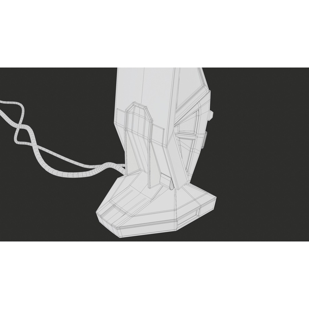 Sci-Fi Terminal 3D Model – Low Poly PBR Game Asset, FBX, Blender - View 54