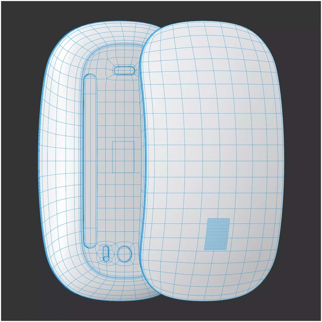 Apple Desktop Set 3D Model – High Poly PBR Asset for Blender, FBX - View 10