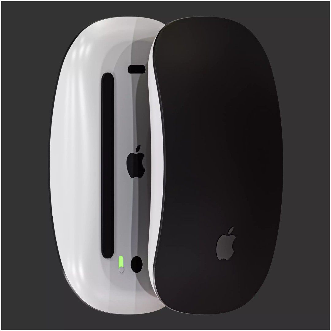 Apple Desktop Set 3D Model – High Poly PBR Asset for Blender, FBX - View 6