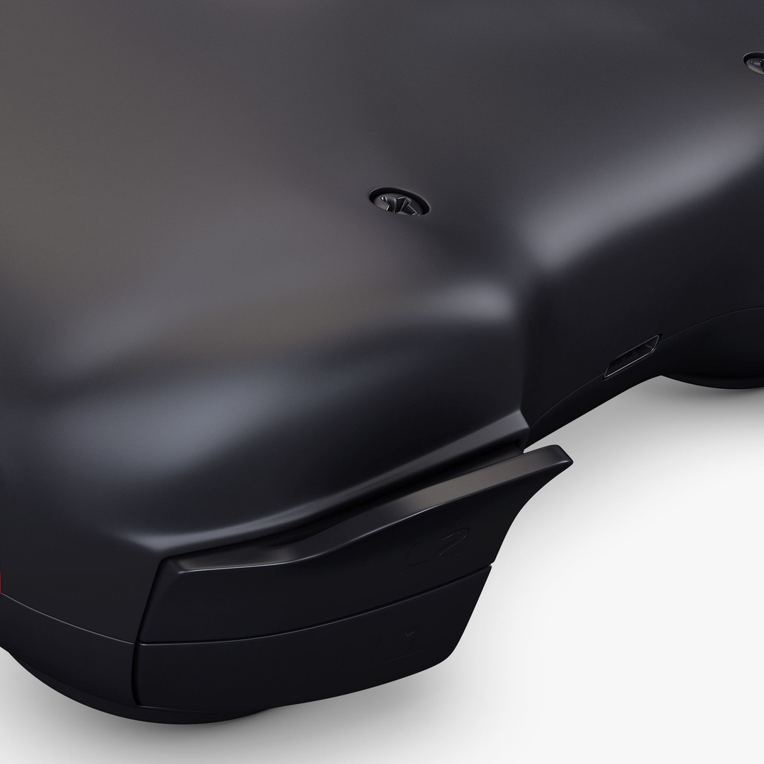 Generic Video Game Controller 3D Model – High Poly Game Asset, FBX, OBJ - View 13