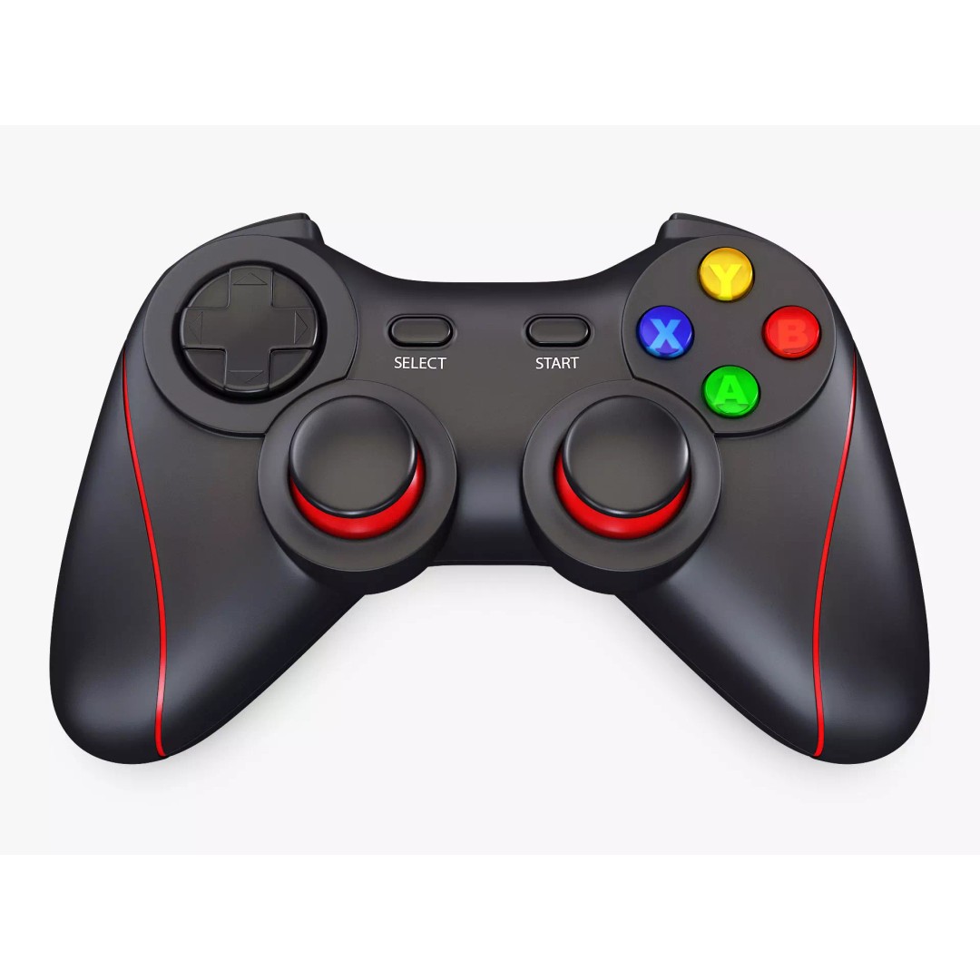 Generic Video Game Controller 3D Model – High Poly Game Asset, FBX, OBJ - View 2