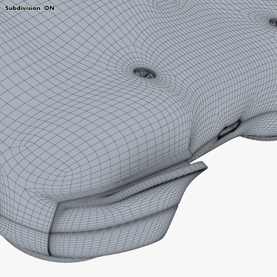 Generic Video Game Controller 3D Model – High Poly Game Asset, FBX, OBJ - View 37