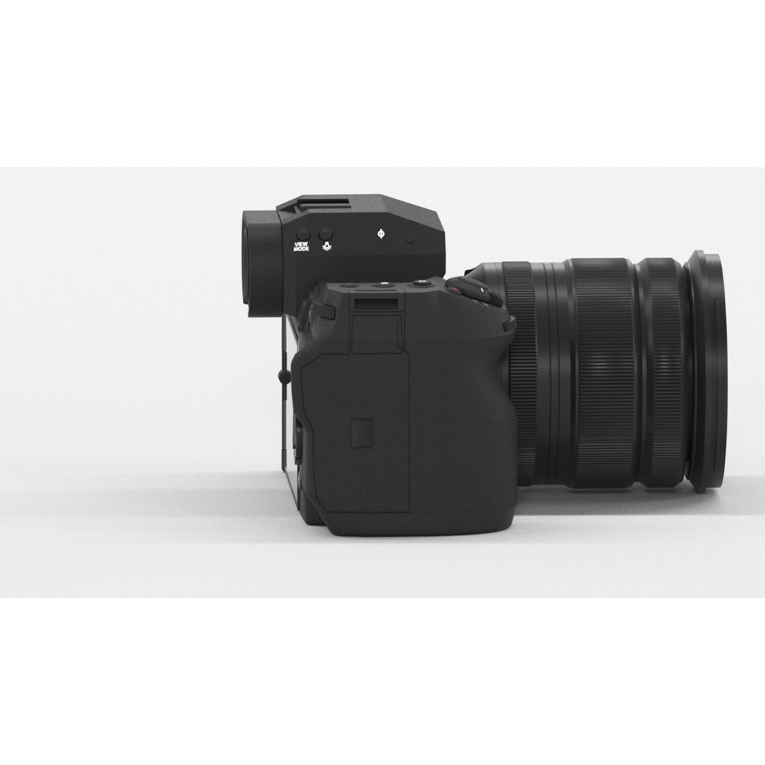 FUJIFILM X H2 3D Model – Low Poly Mirrorless Camera, FBX, PBR - View 5