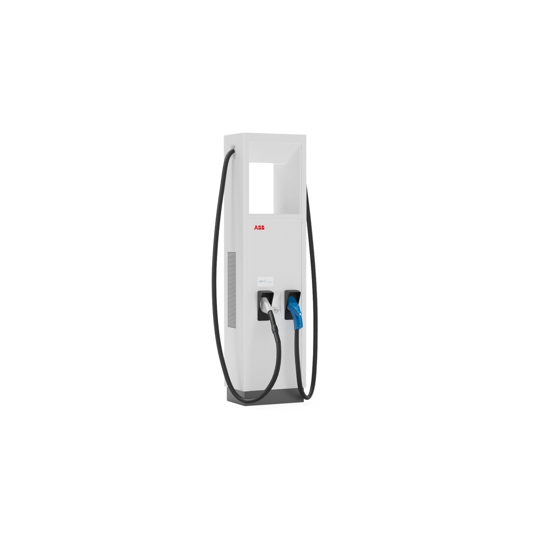 ABB Terra HP 150 350 3D Model – High Poly EV Charger Station, PBR - View 3