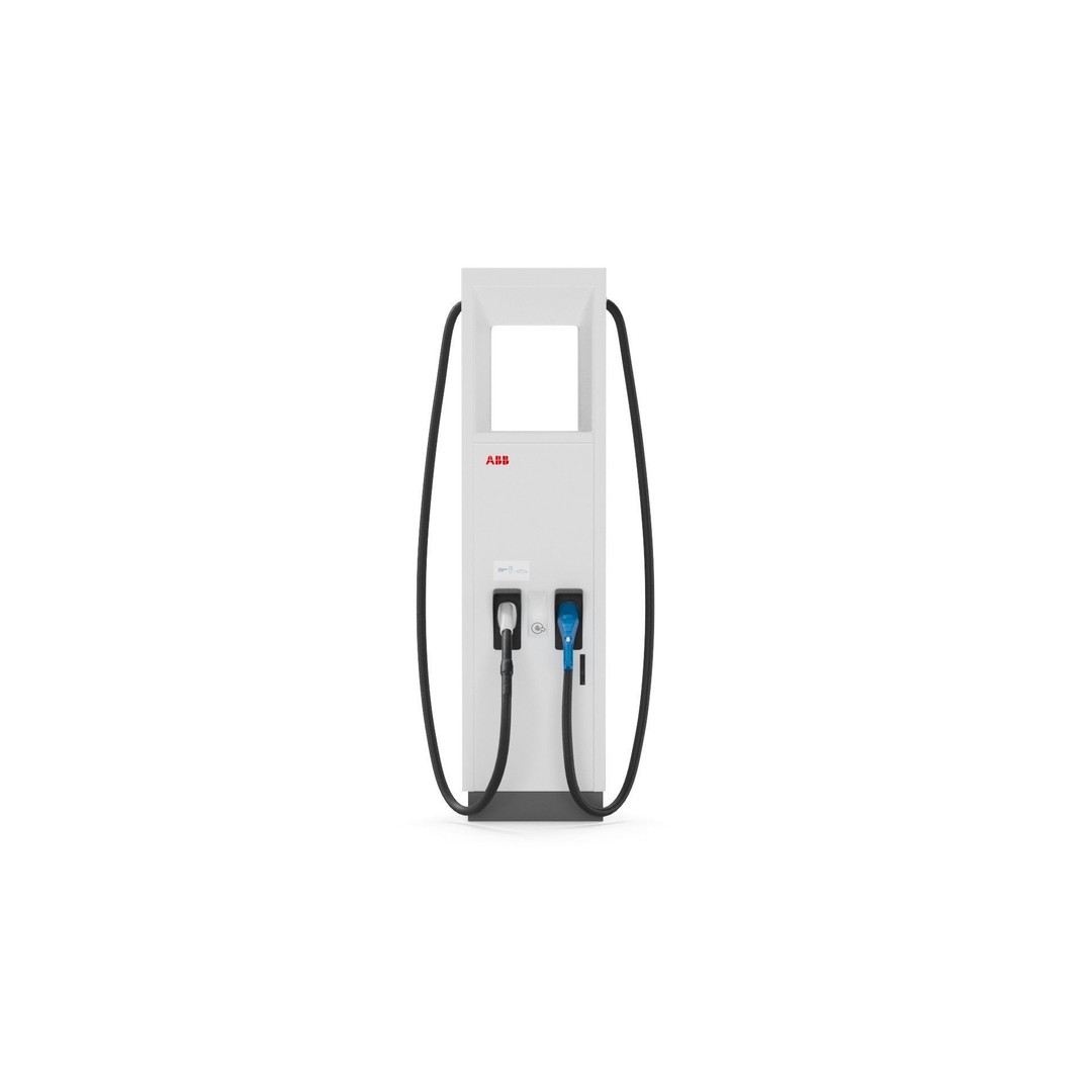 ABB Terra HP 150 350 3D Model – High Poly EV Charger Station, PBR - View 8