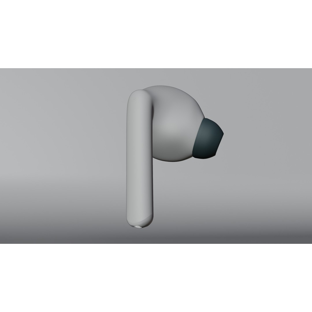 Lenovo XT88 Wireless Earbuds 3D Model – PBR Game Ready Asset, FBX, OBJ - View 11