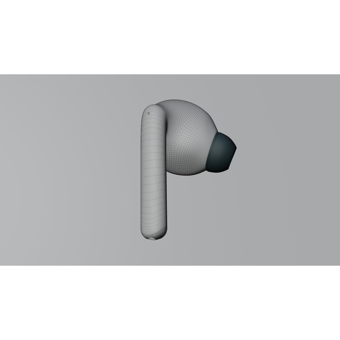 Lenovo XT88 Wireless Earbuds 3D Model – PBR Game Ready Asset, FBX, OBJ - View 12