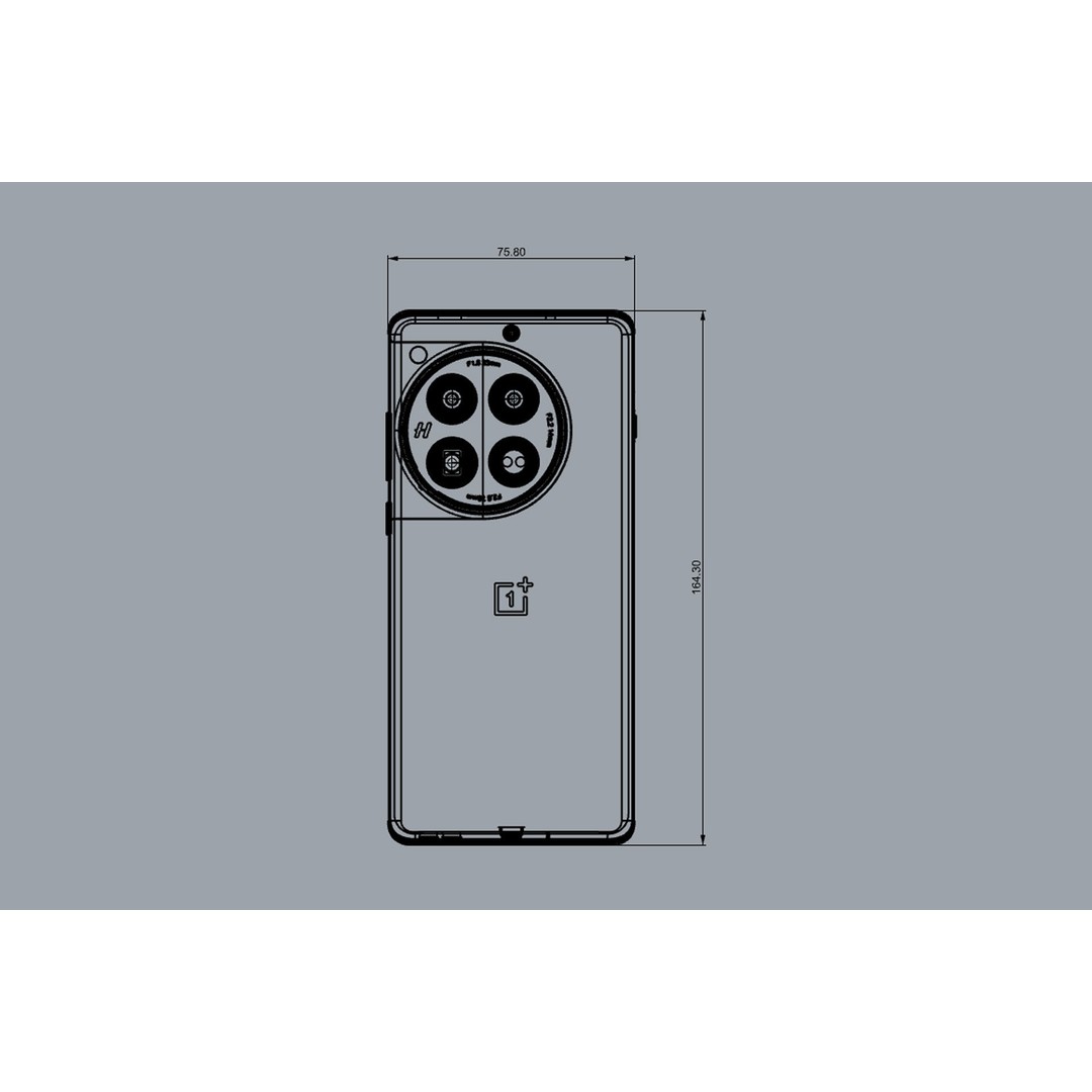 OnePlus 12 3D Model – High Poly Smartphone Asset, FBX/OBJ - View 14