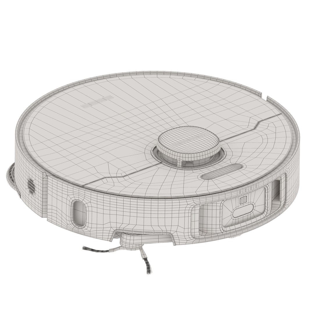 Dreame X40 Ultra Robot Vacuum Cleaner 3D Model – PBR Game-Ready FBX