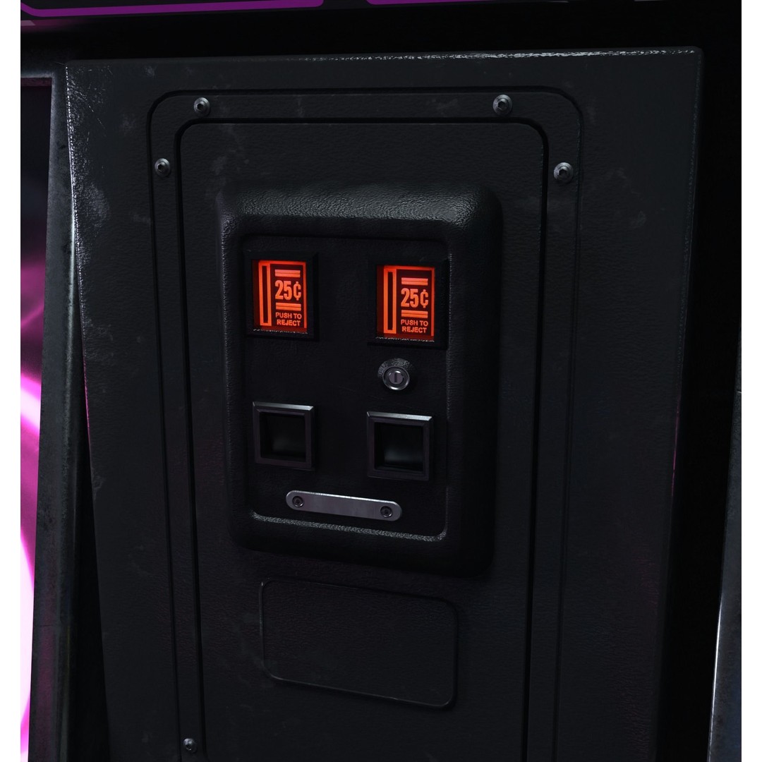 Dance Dance Revolution Arcade Cabinet 3D Model – Low Poly Game Asset, FBX - View 11