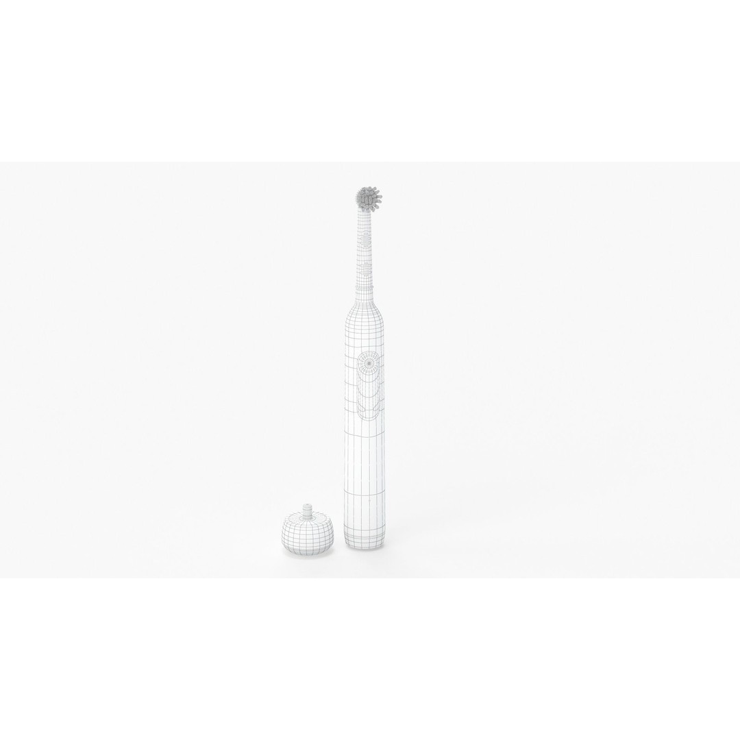 Oral-B Pro 1000 CrossAction Electric Toothbrush 3D Model – PBR Textured, FBX, OBJ - View 10