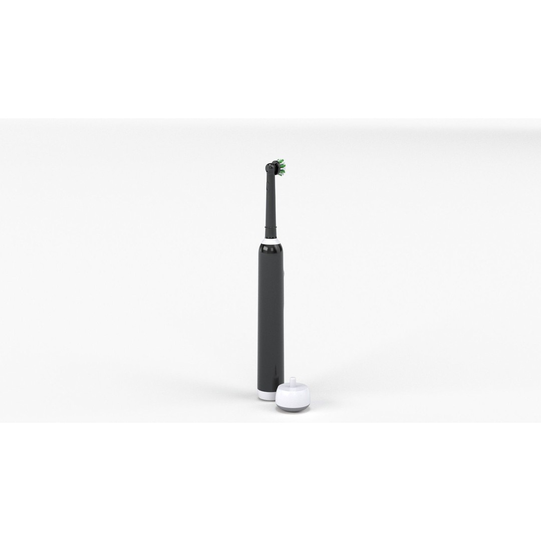 Oral-B Pro 1000 CrossAction Electric Toothbrush 3D Model – PBR Textured, FBX, OBJ - View 11