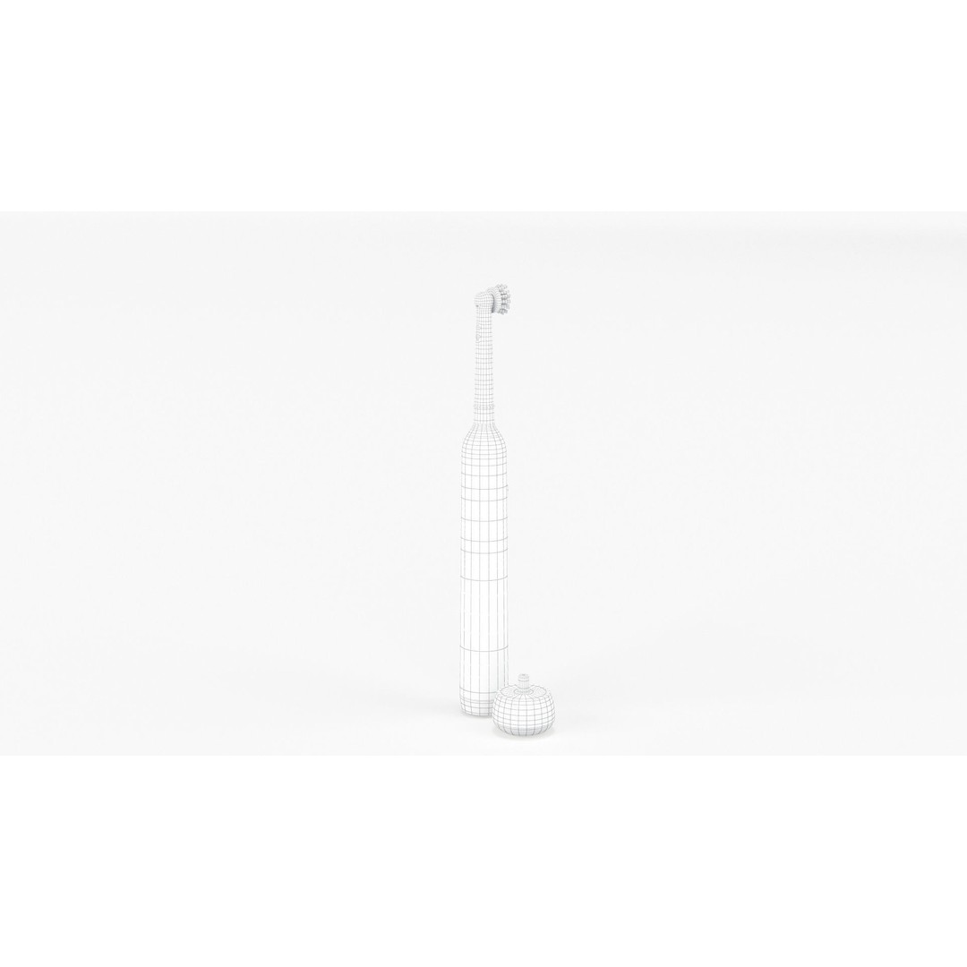 Oral-B Pro 1000 CrossAction Electric Toothbrush 3D Model – PBR Textured, FBX, OBJ - View 12