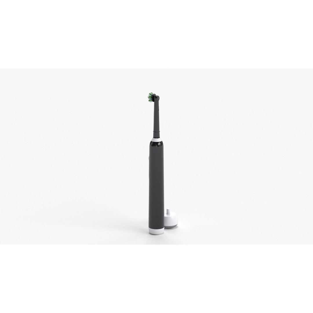 Oral-B Pro 1000 CrossAction Electric Toothbrush 3D Model – PBR Textured, FBX, OBJ - View 13