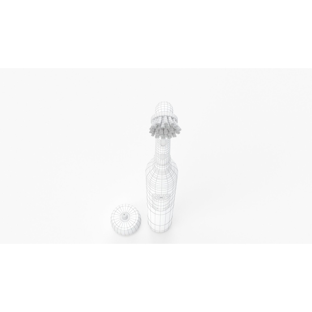 Oral-B Pro 1000 CrossAction Electric Toothbrush 3D Model – PBR Textured, FBX, OBJ - View 15