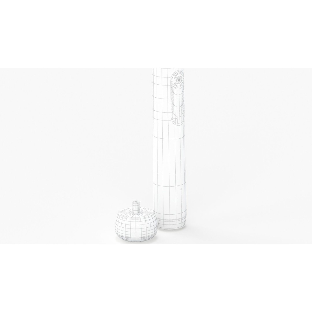 Oral-B Pro 1000 CrossAction Electric Toothbrush 3D Model – PBR Textured, FBX, OBJ - View 17