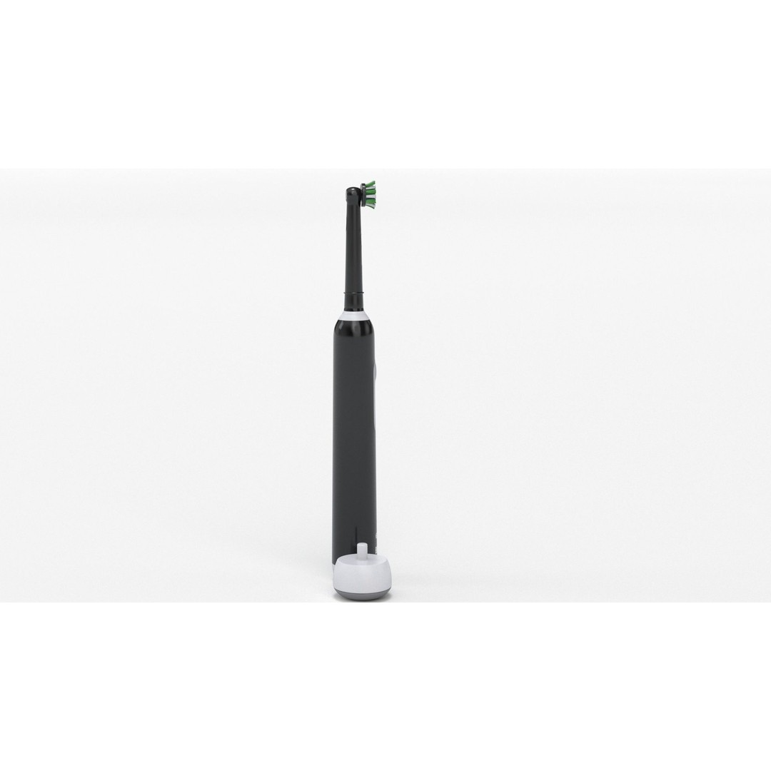 Oral-B Pro 1000 CrossAction Electric Toothbrush 3D Model – PBR Textured, FBX, OBJ - View 23