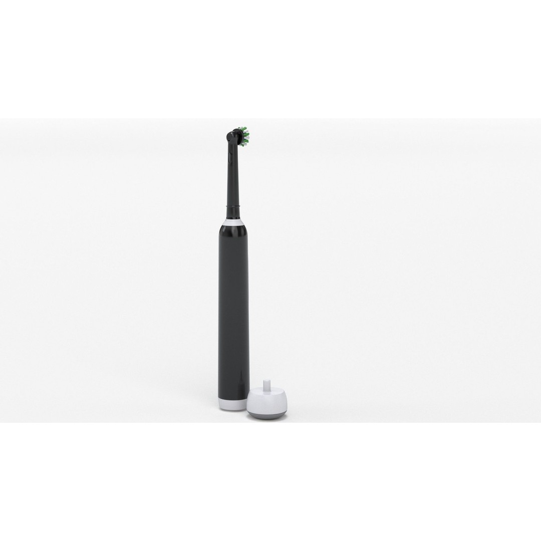 Oral-B Pro 1000 CrossAction Electric Toothbrush 3D Model – PBR Textured, FBX, OBJ - View 25