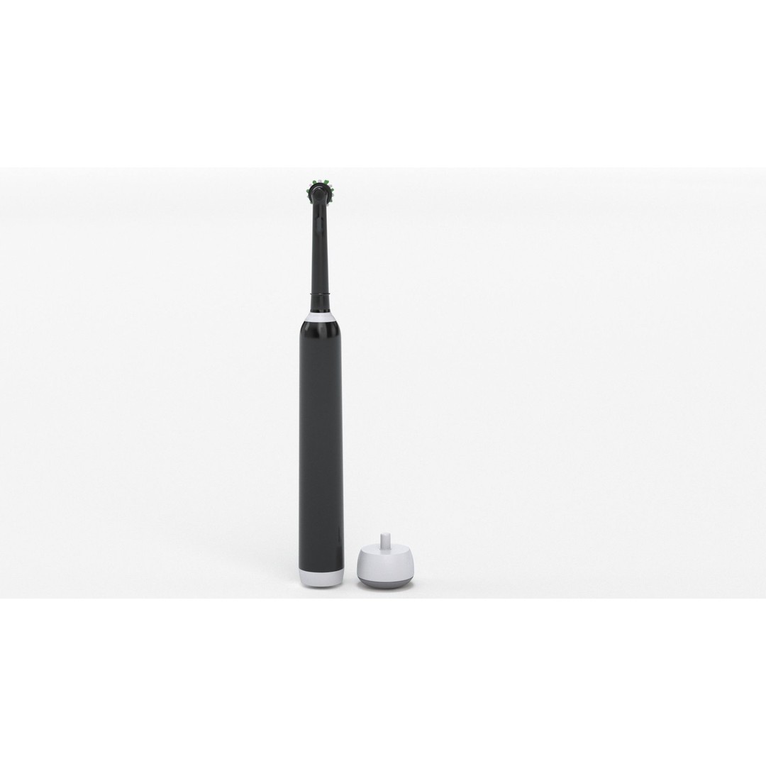 Oral-B Pro 1000 CrossAction Electric Toothbrush 3D Model – PBR Textured, FBX, OBJ - View 27