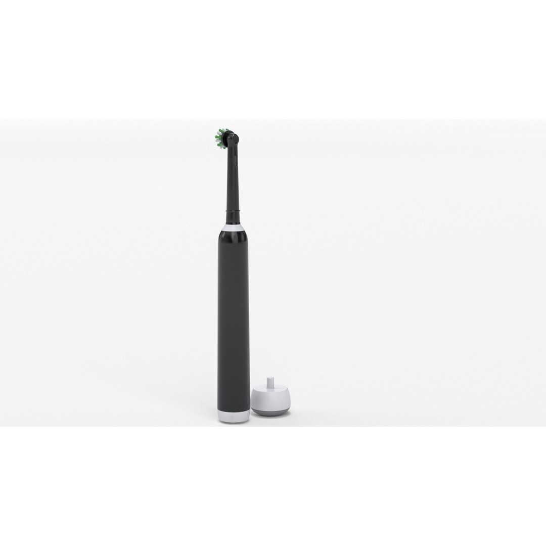 Oral-B Pro 1000 CrossAction Electric Toothbrush 3D Model – PBR Textured, FBX, OBJ - View 29