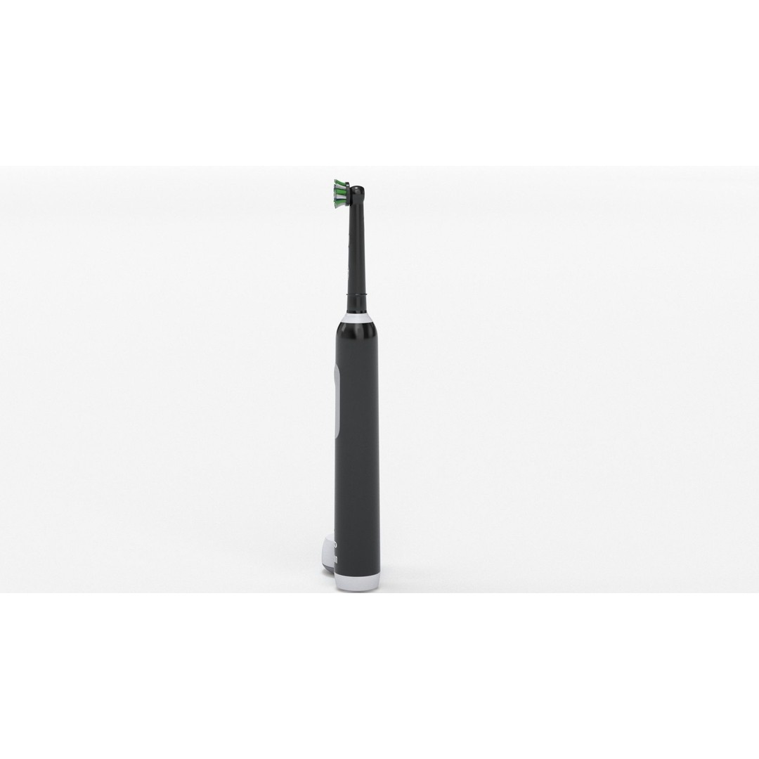 Oral-B Pro 1000 CrossAction Electric Toothbrush 3D Model – PBR Textured, FBX, OBJ - View 32