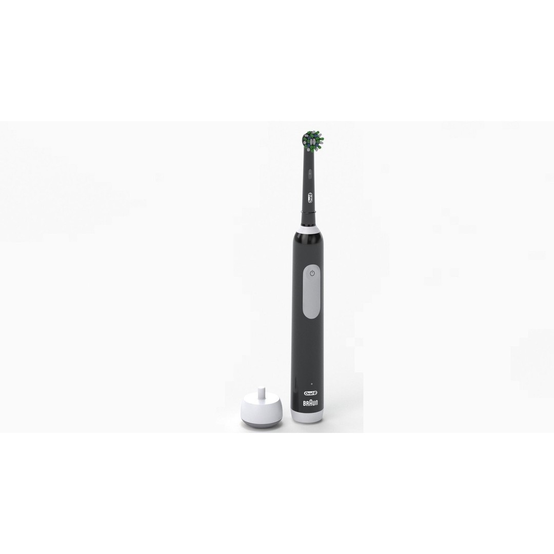 Oral-B Pro 1000 CrossAction Electric Toothbrush 3D Model – PBR Textured, FBX, OBJ - View 37