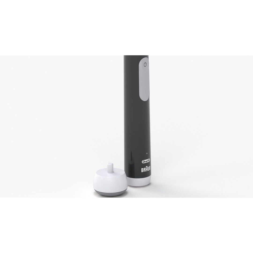 Oral-B Pro 1000 CrossAction Electric Toothbrush 3D Model – PBR Textured, FBX, OBJ - View 4