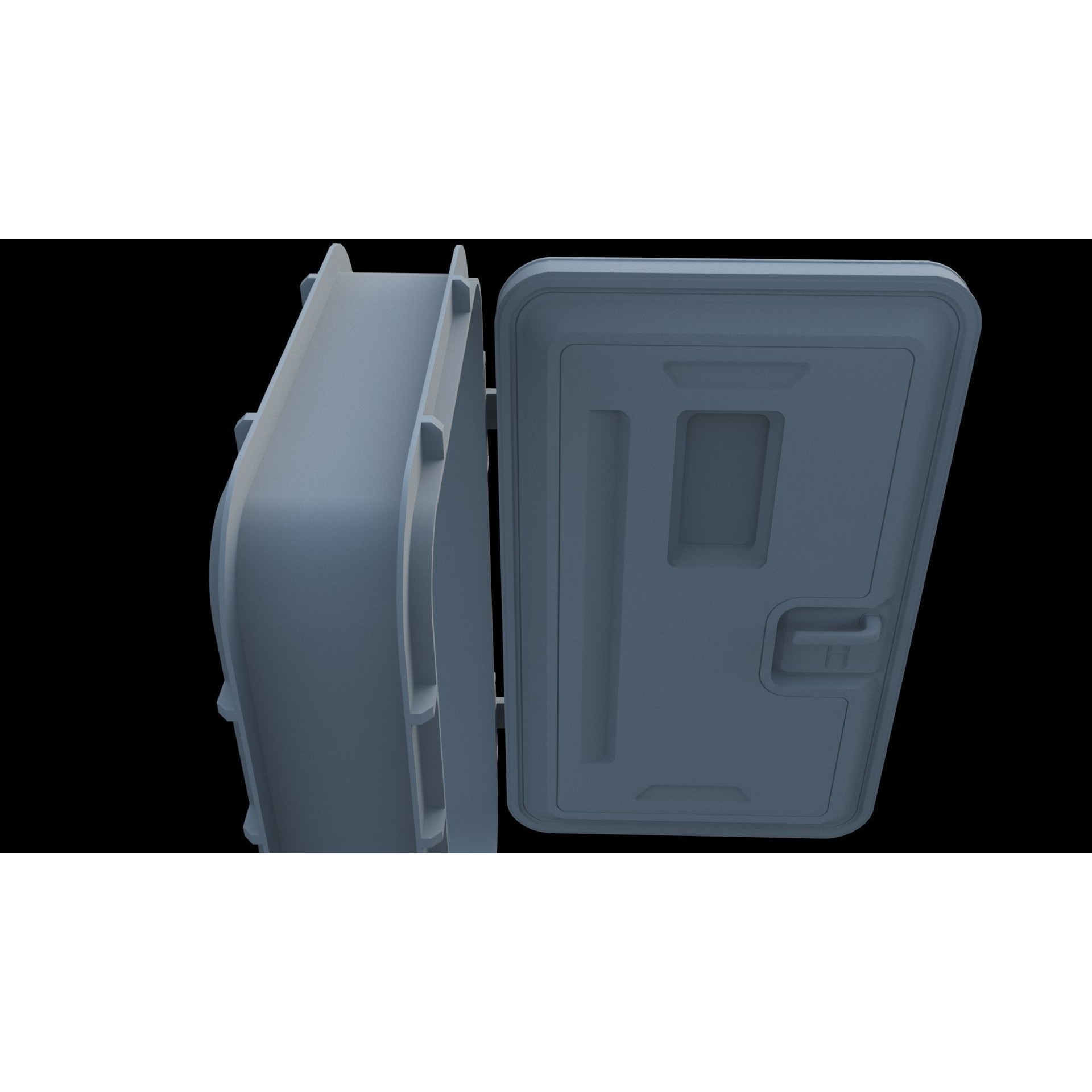 Sci-Fi Service Door - Game-Ready 3D Model - View 10