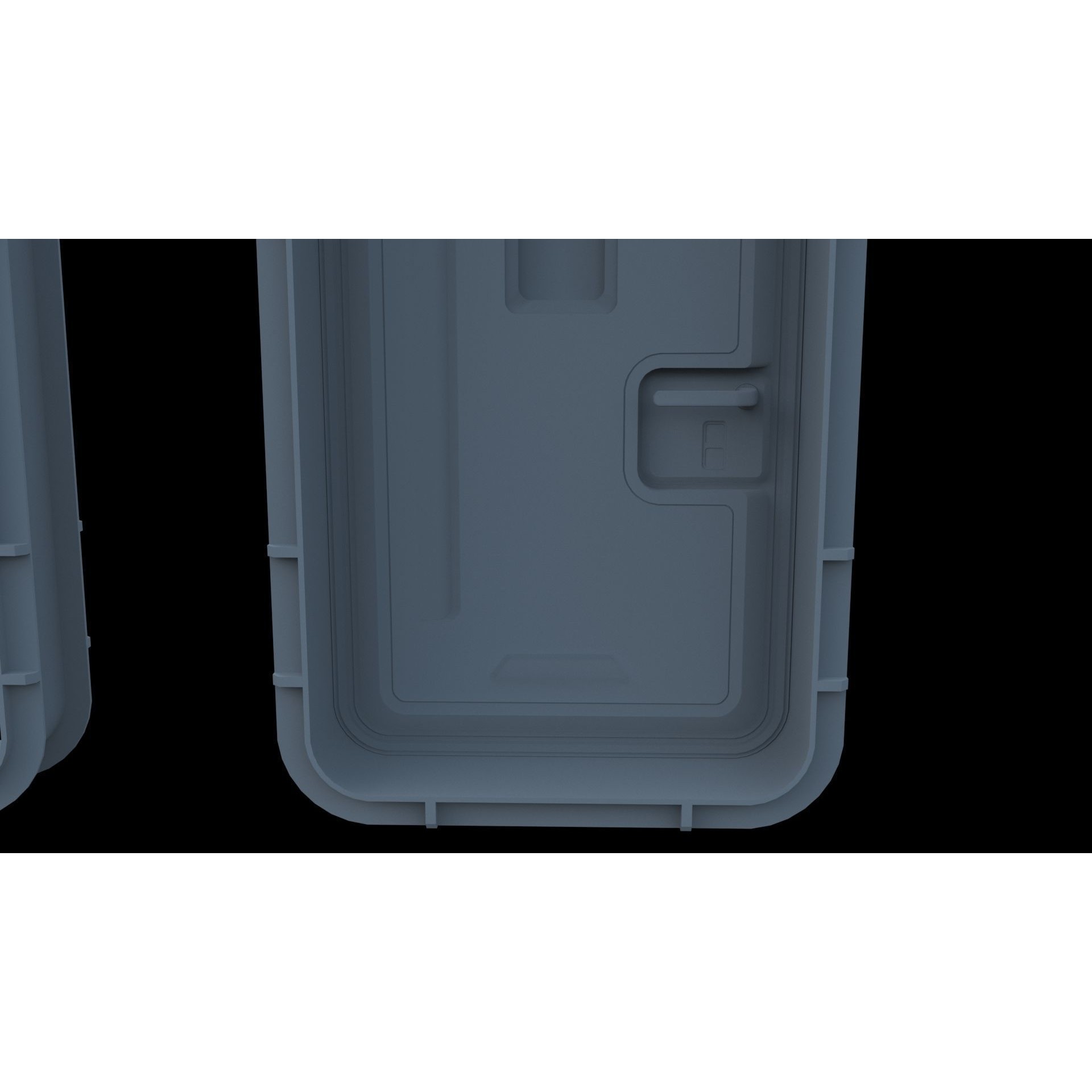 Sci-Fi Service Door - Game-Ready 3D Model - View 12