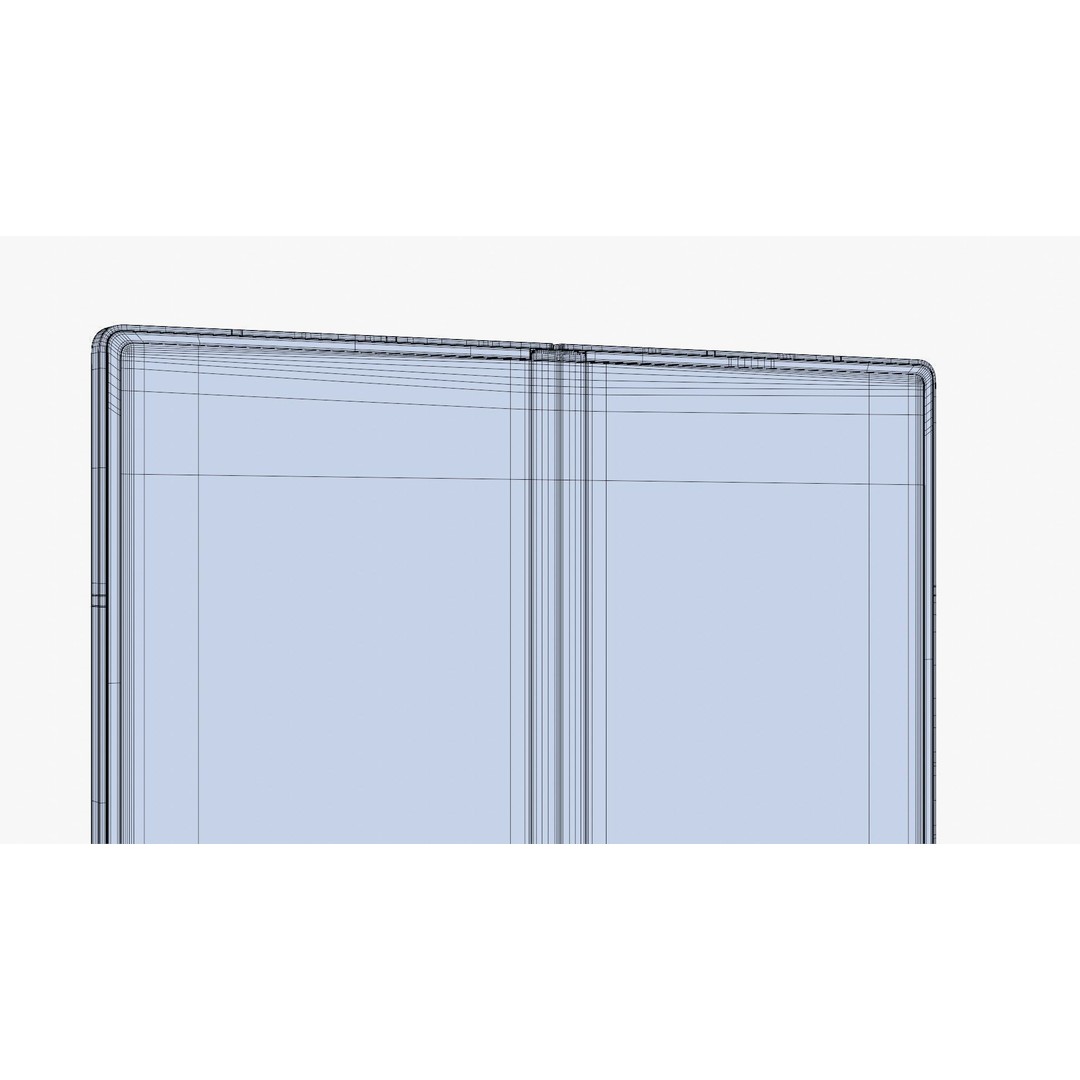 Samsung Galaxy Z Fold 7 3D Model – Blue Shadow Rigged PBR Asset, Blender - View 18