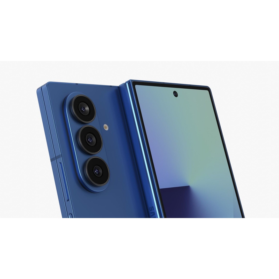 Samsung Galaxy Z Fold 7 3D Model – Blue Shadow Rigged PBR Asset, Blender - View 5